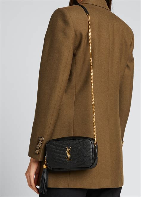 mini lou quilted leather crossbody bag ysl|Saint Laurent.